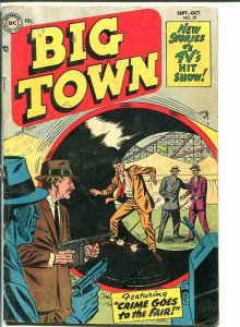 BIG TOWN #29-Carnival/Fair/Tommy Gun cover-D.C. CRIME VG-