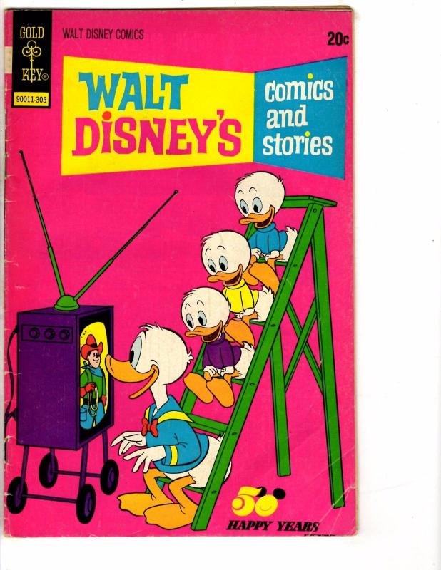 5 Walt Disney's Comics & Stories Gold Key Books # 24/8 35/6 23/2 30/8 33/8 J207