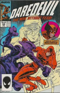 Daredevil #248 (1987) - VF/NM Wolverine Appearance