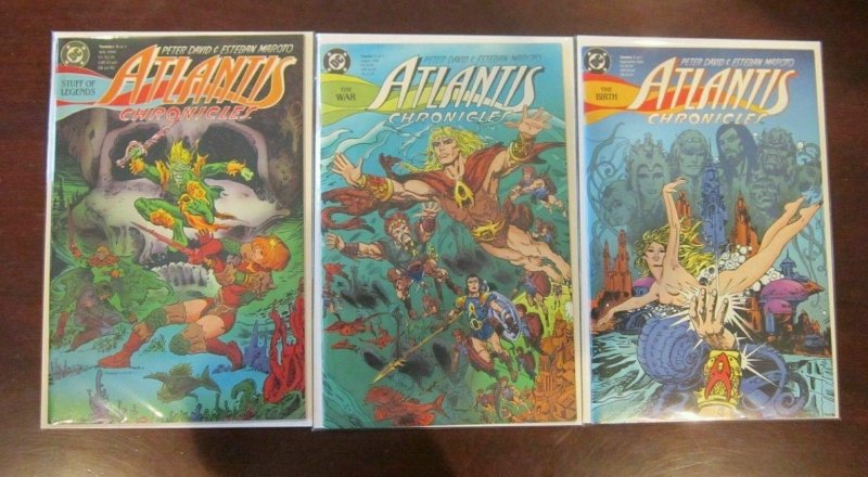 Atlantis Chronicles comic set from:#1-7 all 7 different 8.5 VF+ (1990)
