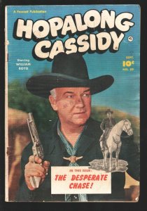 Hopalong Cassidy #59 1951-Hoppy & Topper photo cover-William Boyd-VG