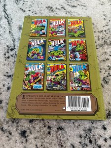 Marvel Masterworks Vol #252 Incredible Hulk 184-196 Limited To 720 Copies 1 J418