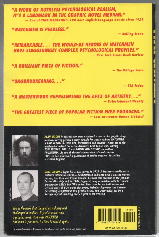 Watchmen TPB (DC Comics) Alan Moore, Dave Gibbons