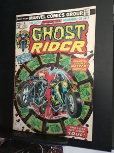 Ghost Rider #7 (1974) Zodiac key! Stunt-Master! Mid grade FN Wow!