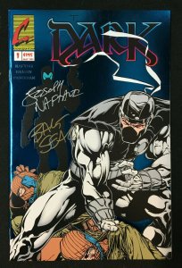 THE DARK #1 (BLUE COVER) SIGNED BY BART SEARS, AND JOSEPH NAFTALI VF-NM