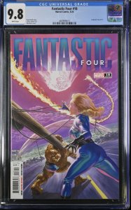 Fantastic Four #18 CGC 9.8 Alex Ross Cover A Marvel 2024 White Pages Graded WP