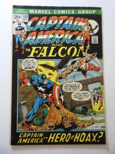 Captain America #153 (1972) FN- Condition