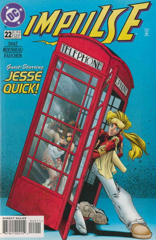 Impulse #22 VF ; DC | Jesse Quick Phone Booth