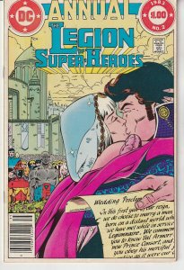 Legion of Super Heroes annual # 2   To Face The Gods !