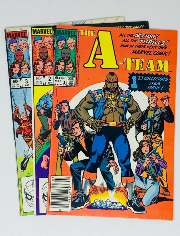 A-TEAM #1-3 SET  (MARVEL) (1984)