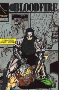 Bloodfire #1 Platinum Variant VF/NM ; Lightning | Super Hero With HIV