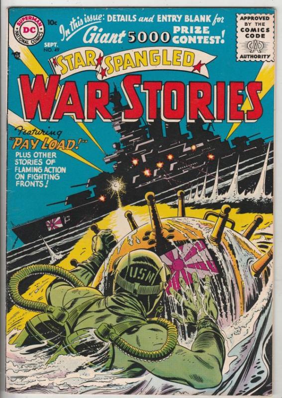 Star Spangled War Stories #49 (Sep-56) NM/NM- High-Grade One-Man Navy