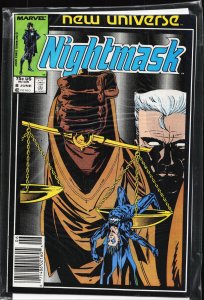 Nightmask #8 Newsstand Edition (1987) Nightmask