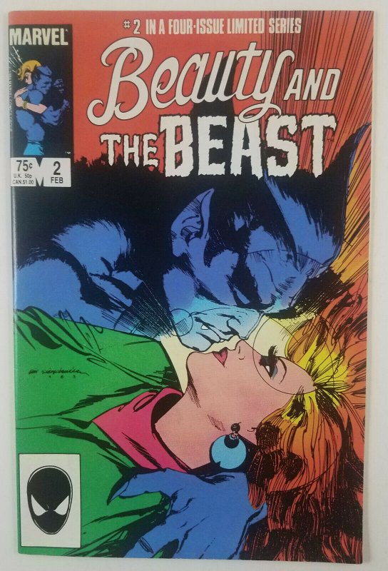 ?Beauty and the Beast #1 2 3 4 1984 Marvel full Set Dazzler, Dr Doom, X-Men