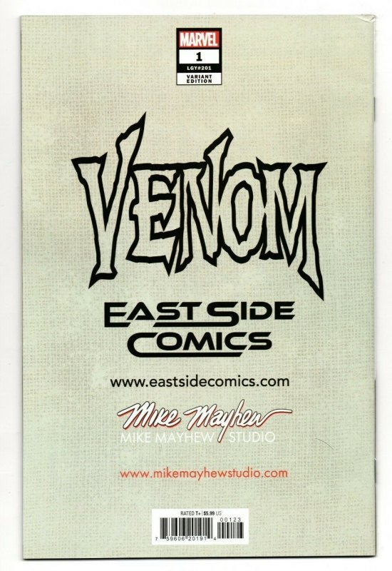 VENOM #01 (2021) MIKE MAYHEW | SNEAKER HEAD | TRADE DRESS | LTD 3000 | 1ST APPS