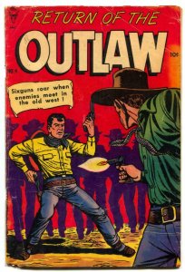 Return Of The Outlaw #4 1954- Billy the Kid- Golden Age Western G