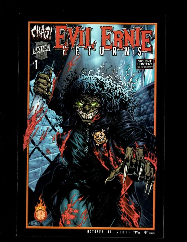 Lot of 9 Comics Evil Ernie Revenge 1 2 3 4 VS. The Super Heroes 1 2 +MORE HY7