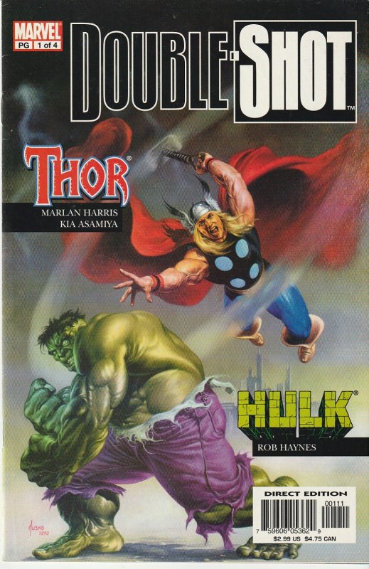 Marvel Double Shot # 1  Thor, Hulk