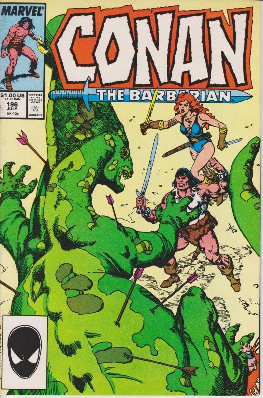 Marvel Comics! Conan the Barbarian! Issue #196!