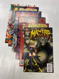 6 IMAGE comic book WILDCATS #9 11 13 Tribe #2 Mantra #6 7 39 KM42
