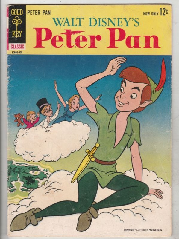 Movie Classic Peter Pan #10086-309 (Sep-63) VG/FN Mid-Grade Peter Pan