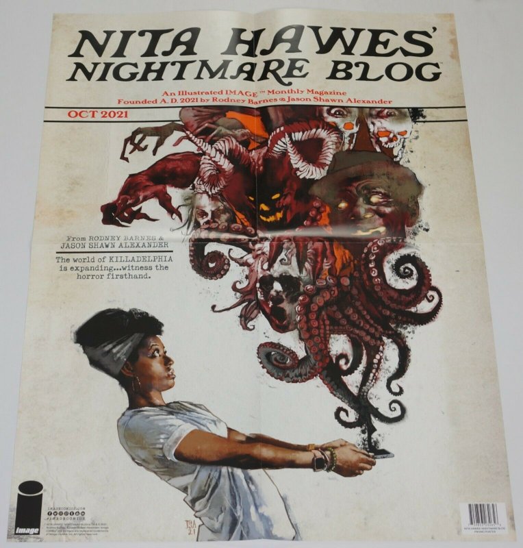 Nita Hawes' Nightmare Blog 18 x 24 promo poster - art by Jason Shawn Alexander 