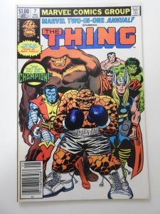 Marvel Two-in-One Annual #7 (1982) VF+ Condition!