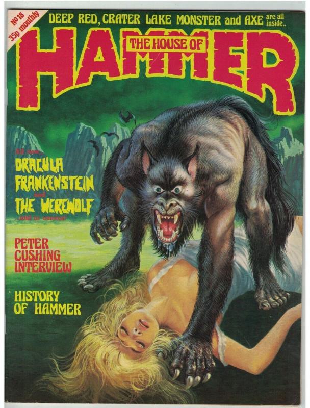 HOUSE OF HAMMER 18 VF NEAL ADAMS DRACULA,FRANKENSTEIN,