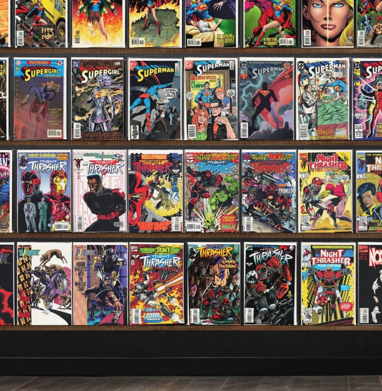 Huge Lot 150+ Comics with Supergirl, Ninjak, Superman, Superboy & More!