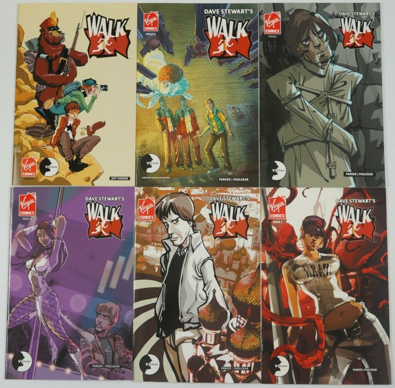 Dave Stewart's Walk In #1-6 VF/NM complete series EURYTHMICS jeff parker virgin