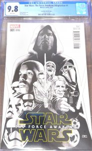 Star Wars: The Force Awakens Adaptation #1 Cassaday Sketch Cover (2016) Star ...