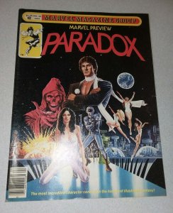 Marvel Preview #24 paradox 1980 fn- Paul Gulacy Magazine Size scifi fantasy art