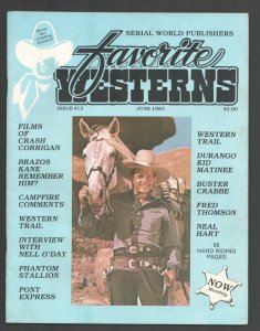 Favorite Westerns #12 1983-Crash Corrigan-Neil O'Day-Durango Kid-Fred Thompso...