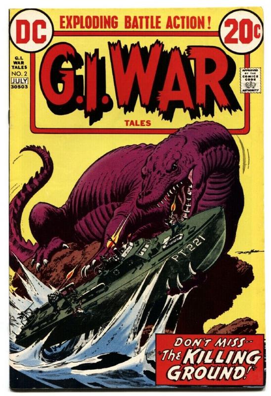 G.I. War Tales #2-1973-Dinosaur cover-DC bronze age comic book