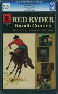 Red Ryder Ranch Comics #149 (1956) CGC 7.0 FVF