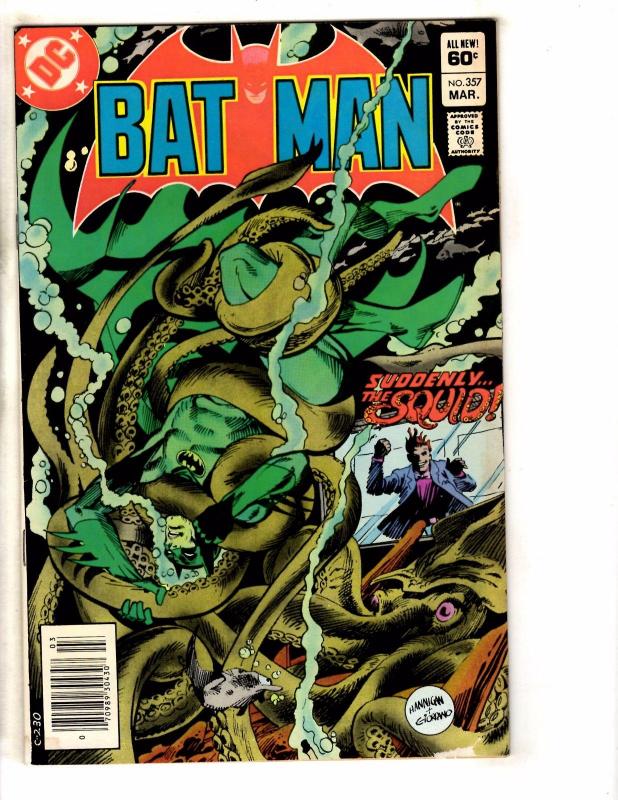 Batman # 357 FN DC Comic Book Killer Croc Joker Robin Catwoman Batgirl JG2