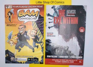 Wolfenstein #1 & #2 Cover A Set 2017 Titan Comics Optioned