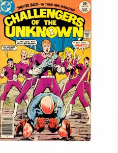 Lot Of 2 DC Comic Book Time Masters #7 and Challengers of The Unknown #81 BH54