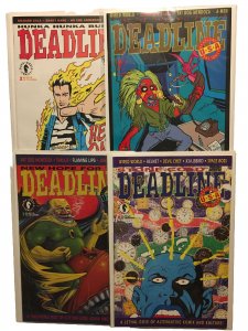 Deadline #2 #6 #7 #8 Lot Jaime Hewlitt D'Israeli Steve Dillion Dark Horse 1992