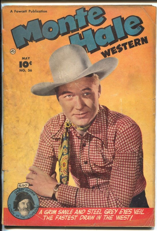 Western Hero #36 1948-Fawcett-movie photo cover-Gabby Hayes-G