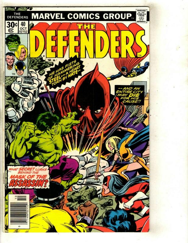 Lot of 11 Defenders Marvel Comic Books 40 44 48 49 53 56 57 92 98 101 129 JF10