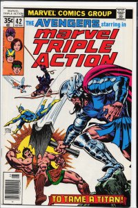 Marvel Triple Action #42 (1978) The Avengers