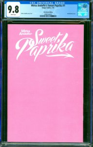 Sweet Paprika #1 Pink Blank Variant Image Comics 2021 CGC 9.8 