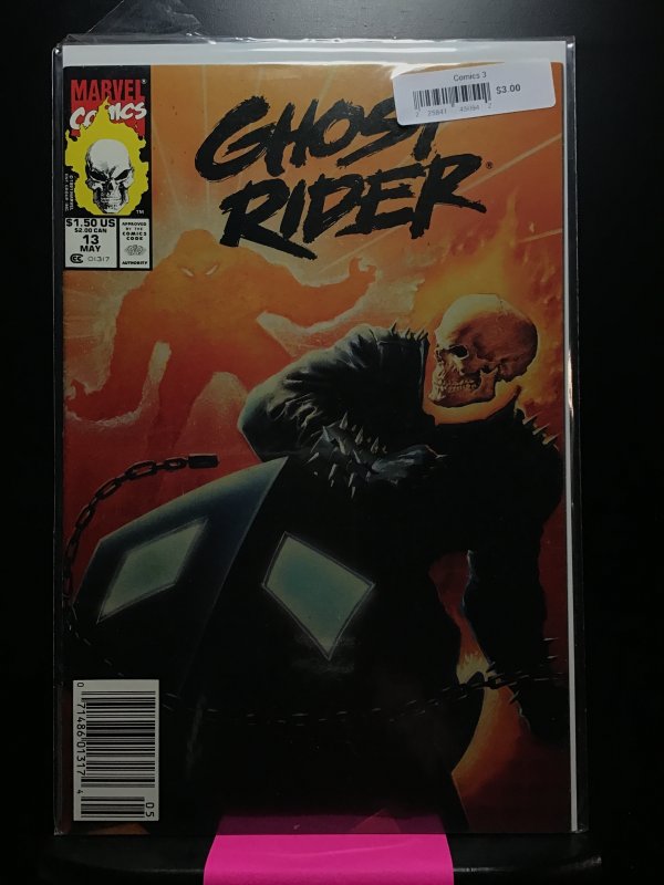 Ghost Rider #13 Newsstand Edition (1991)