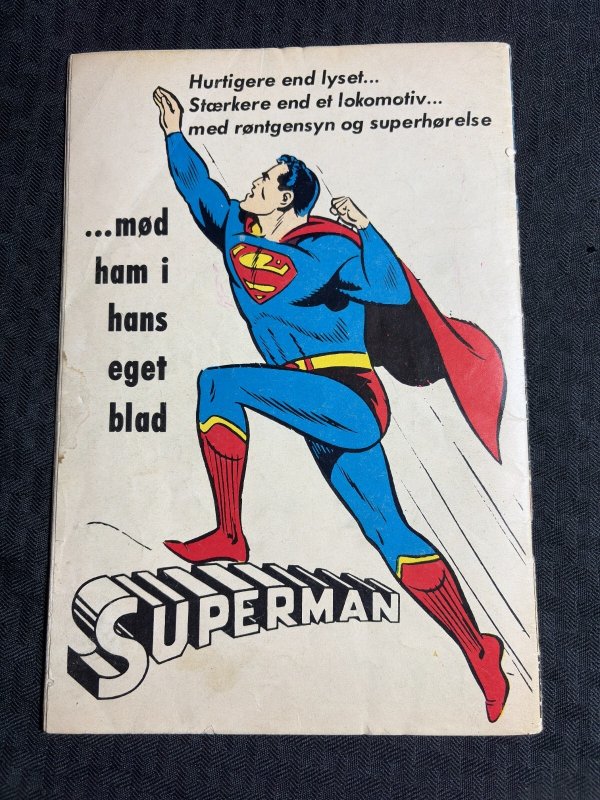 1968 TORDEN AGENTERNE (Thunder Agents) #3 VG 4.0 Dynamo Wally Wood DANISH