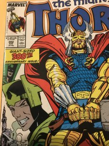 THE MIGHTY THOR #382 : Marvel 8/87 Fn/VF; 300th Anniversary issue, Walt Simonson