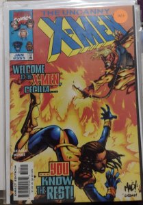 UNCANNY X-MEN #351  1998 MARVEL DISNEY  cecilia reyes joins team  key