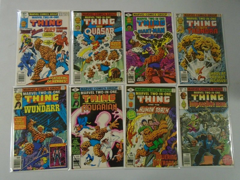 Marvel Two-In-One lot of 45 from #50-100 avg 6.0 FN (1979-83 1st Series)