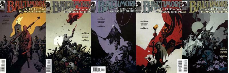 BALTIMORE PLAGUE SHIPS (2010 DH) 1-5  COMPLETE! COMICS BOOK