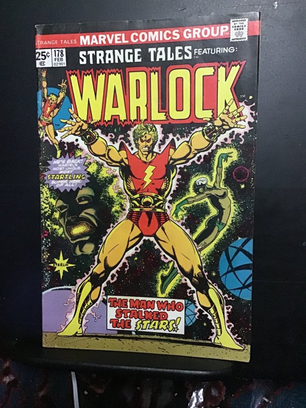 Strange Tales #178 (1975) High-grade 1st Starlin Warlock! VF/NM Richmond CERT!